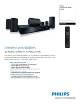 Philips Blu-ray home theater system HTS5506 HTS5506/F7 Leaflet