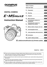 Olympus E-M5 Mark II 지침 매뉴얼