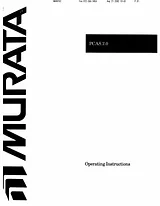 Muratec f-50 Zusätzliches Handbuch