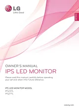 LG IPS237L-BN Owner's Manual