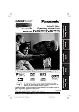 Panasonic pv-d4732s Справочник Пользователя
