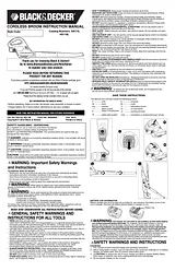 Black & Decker CARDLESS BROOM NS118 User Manual