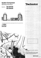 Panasonic sc-eh570 Manual Do Utilizador