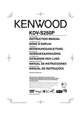 Kenwood KDV-S250P Справочник Пользователя