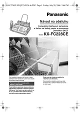 Panasonic KXFC228CE Guida Al Funzionamento