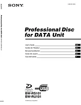 Sony BW-RU101 User Manual