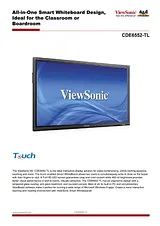 Viewsonic CDE6552-TL Справочник Пользователя