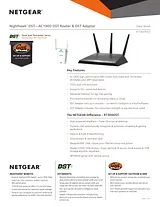Netgear R7300DST - Nighthawk DST—AC1900 DST Router 数据表