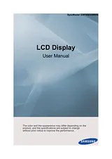 Samsung 230TSN User Manual