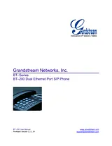 Grandstream Networks BT200 Manuel D’Utilisation