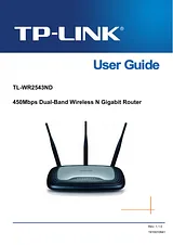 TP-LINK TL-WR2543ND 사용자 설명서