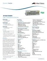 Allied Telesis AT-8648T/2SP AT-8648T/2SP-10 Data Sheet