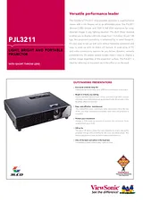 Viewsonic PJL3211 Folheto