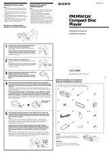 Sony cdx-c90r Installation Guide