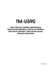 FARGO electronic TM-U590 Manual De Usuario
