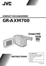 JVC GR-AXM700 User Guide