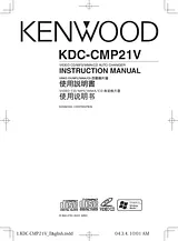 Kenwood KDC-CMP21V Справочник Пользователя