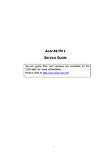 Acer AL1912 Manual Do Utilizador