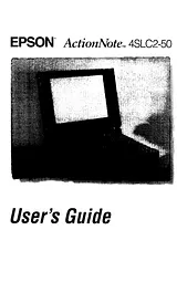 Epson 4SLC2-50 Manual Do Utilizador