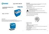 MOBICOOL Cool Box Litres V 12 V, 230 V Cobalt-blue 25 l 9103501060 Техническая Спецификация