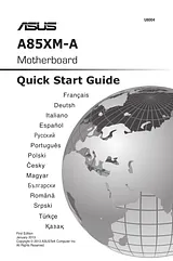 ASUS A85XM-A Краткое Руководство По Установке