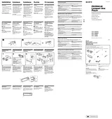 Sony CDX-3900R Installation Guide