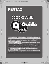 Pentax Optio W80 クイック設定ガイド
