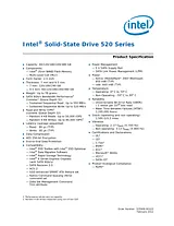 Intel SSDSC2CW480A310 Справочник Пользователя