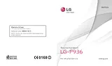 LG LGP936 Справочник Пользователя