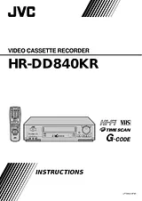 JVC HR-DD840KR Справочник Пользователя