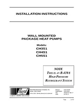 Bard CH5S1 Manual Do Utilizador