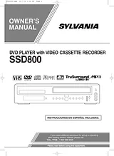 Sylvania ssd800 Справочник Пользователя