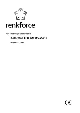 Renkforce LED bar No. of LEDs: 252 GM-115-25210 GM-115-25210 Ficha De Dados
