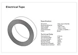 Conrad PVC insulation tape (L x W) 10 m x 19 mm Brown PVC 540915BN 93014c597 Datenbogen