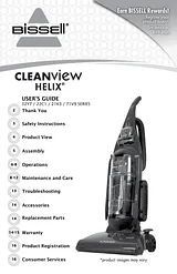 Bissell CleanView Helix Deluxe Vacuum 21K3 Benutzeranleitung
