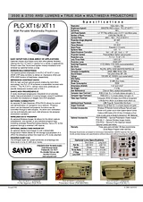 Sanyo PLC-XT11 Guia De Especificação