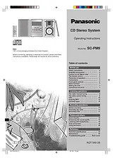 Panasonic SC-PM9 Справочник Пользователя