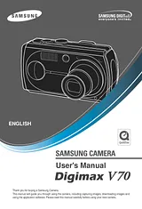 Samsung DIGIMAX V70 DIGIMAXV70 Manuale