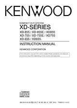 Kenwood XD-855E 用户手册