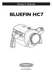 Light & Motion BLUEFIN HC7 Benutzerhandbuch