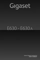 Gigaset E630A S30852-H2523-B101 ユーザーズマニュアル