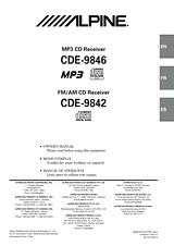 Alpine CDE-9842 User Manual