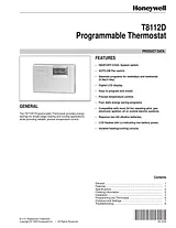 Honeywell T8112D Benutzerhandbuch