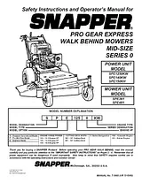 Snapper SPE140KW Manual De Usuario