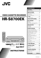 JVC HR-S8700EK Справочник Пользователя