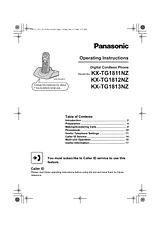 Panasonic KX-TG1812NZ Manuel D’Utilisation