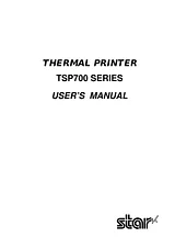 Star Micronics TSP700 Manuel D’Utilisation