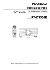 Panasonic PT-D3500E Mode D’Emploi