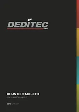 Deditec RO-FL ETHERNET INTERFACE 16 OPTO IN RO-FL-CPU-ETH-O16 数据表
