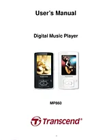 Transcend Information MP860 Benutzerhandbuch